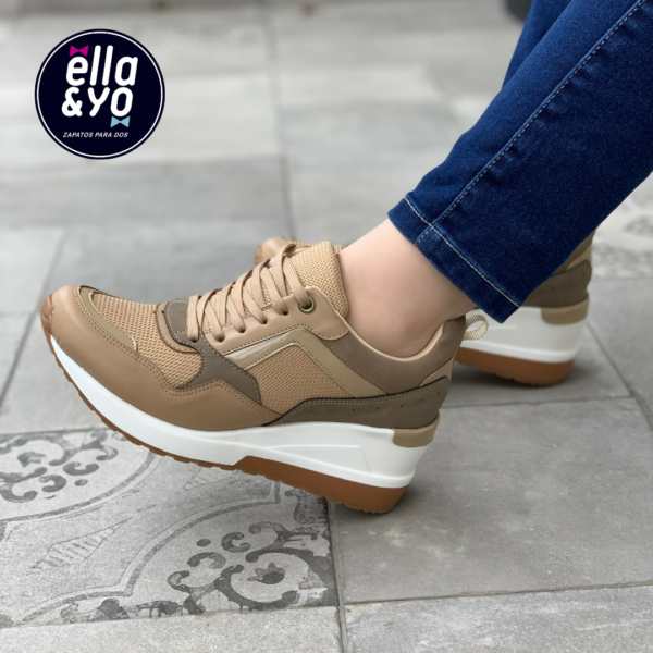 SNEAKER 537 BEIGE - Imagen 2