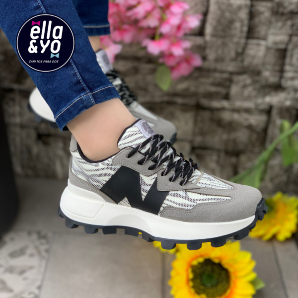 SNEAKER 663 GRIS - Imagen 3