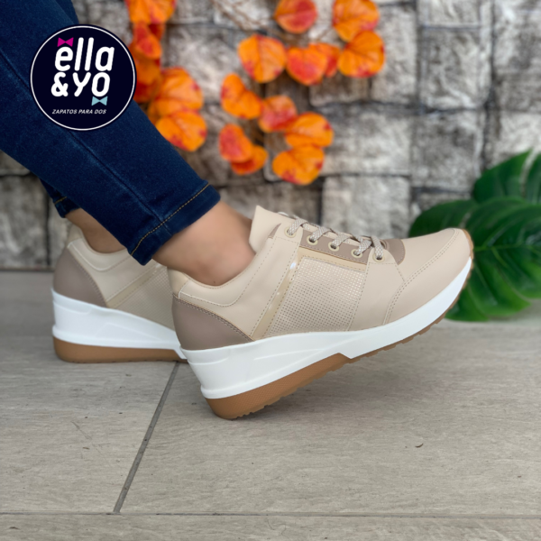 sneaker 302 BEIGE - Imagen 2