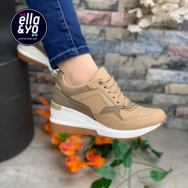 SNEAKER 537 BEIGE - Imagen 3