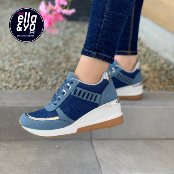 SNEAKER 576 AZUL - Imagen 4